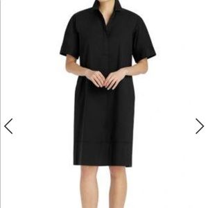 Lafayette 148 New York Classic Black Midi Dress